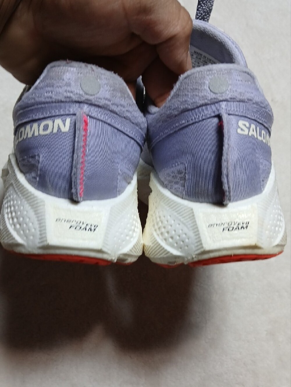 Salomon Aero Glide 3 Lavender Athletic Sneakers Size 9 Womans - Picture 5 of 9